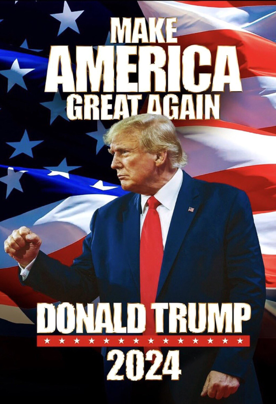 Trump 2024 Poster Display Your Support with Pride!