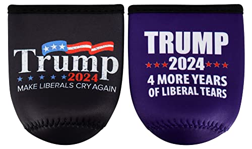 Trump 2024 Beer Can Insulator - MAGA American Patriot