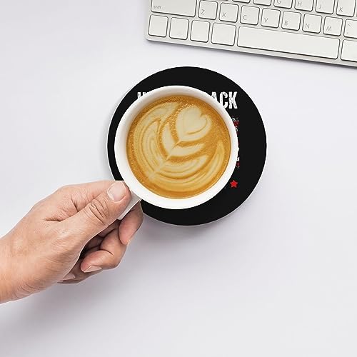 Trump 2024 4in Ceramic Coaster Set with Cork Base