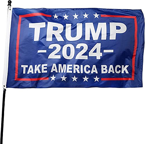 Trump 2024 Supporter Kit with Flag & Hat