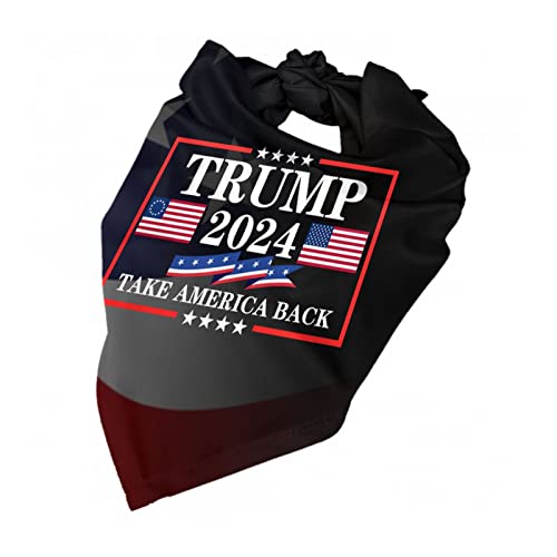 Trump 2024 Dog Bandana Scarf - Pet Accessories