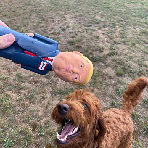 Trump 2024 Squeaky Dog Toy - Funny, Realistic & Durable