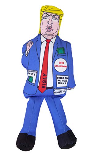 Farfel's Resilient Trump Squeaker Toy for Dogs