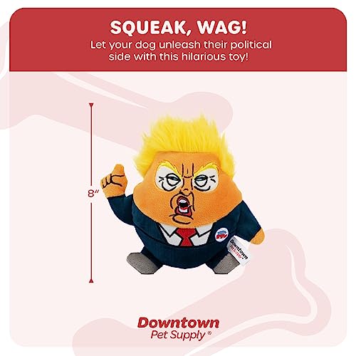 Trump 2024 Political Dog Toy - High-Quality Parody