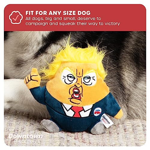Trump 2024 Political Dog Toy - High-Quality Parody