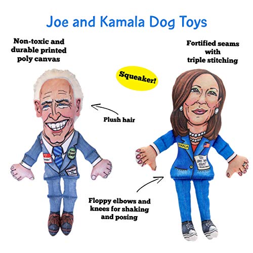 Trump 2024 Dynamic Duo Dog Toy Set, Medium 12”