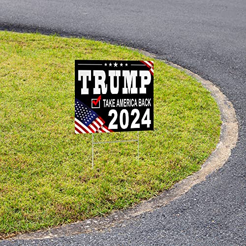 Trump 2024 Yard Sign - Double Sided 16x12 Coroplast