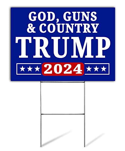 Trump 2024 Yard Sign | Double-Sided Corrugated Plastic