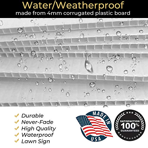 Trump 2024 Yard Sign | Double-Sided Corrugated Plastic
