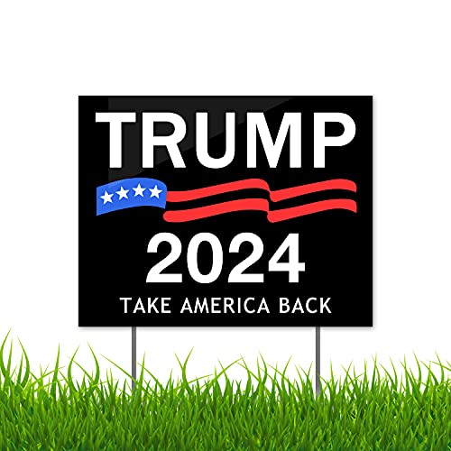 Show your support with a Trump 2024 lawn sign!