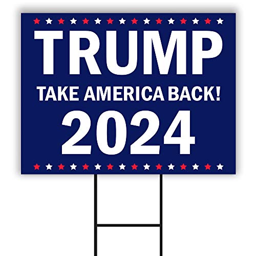 Show your support with our Trump 2024 yard sign!