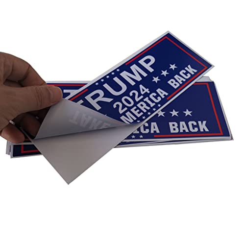 Trump 2024 Decals (10 Pack): Show Patriotism Now!