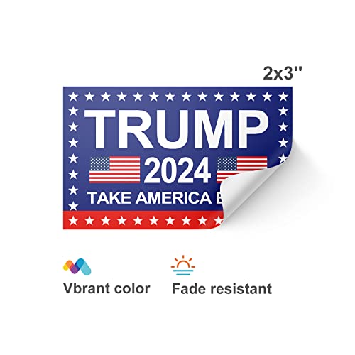 Trump 2024 Logo Sticker: Waterproof Car Decal & More!