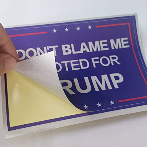 Reflective Trump 2024 Sticker Pack - Vinyl Waterproof
