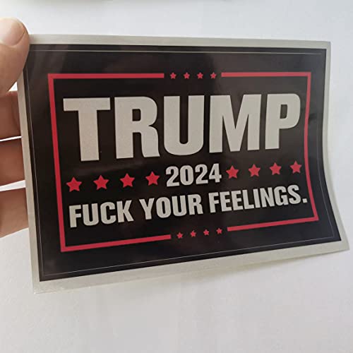 Reflective Trump 2024 Sticker Pack - Vinyl Waterproof