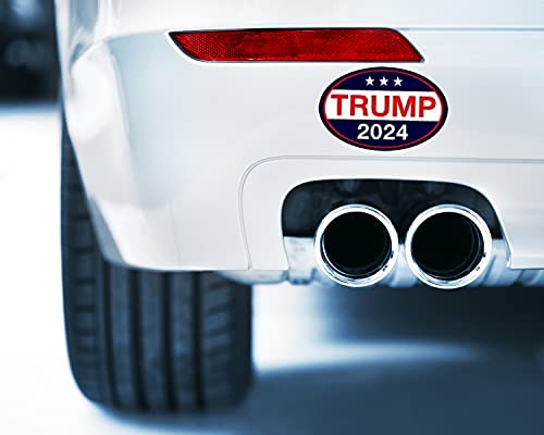 Trump 2024 Stickers: 100-Pack, Large Size, Versatile Application