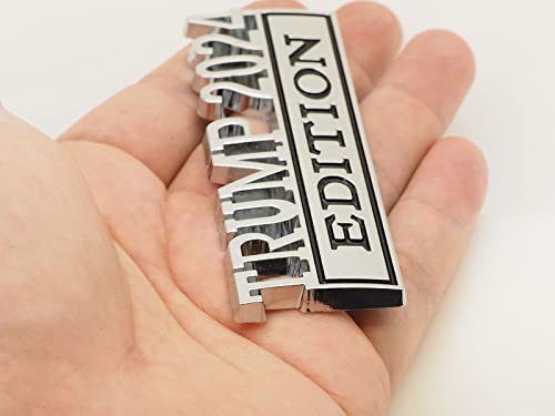 Trump 2024 Emblem: Metal Decal for Universal Vehicles