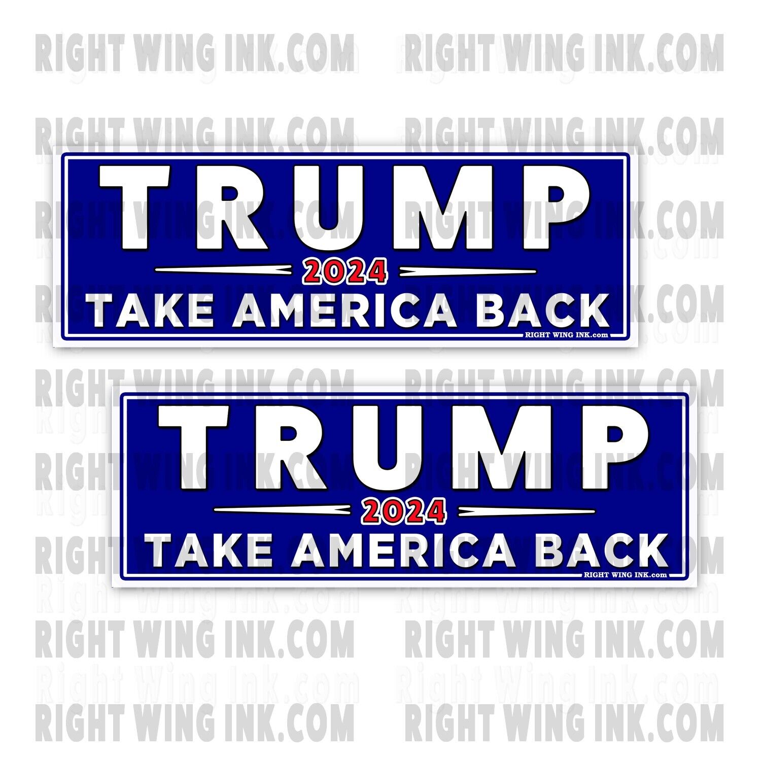 Show your support with Trump 2024 bumper stickers!