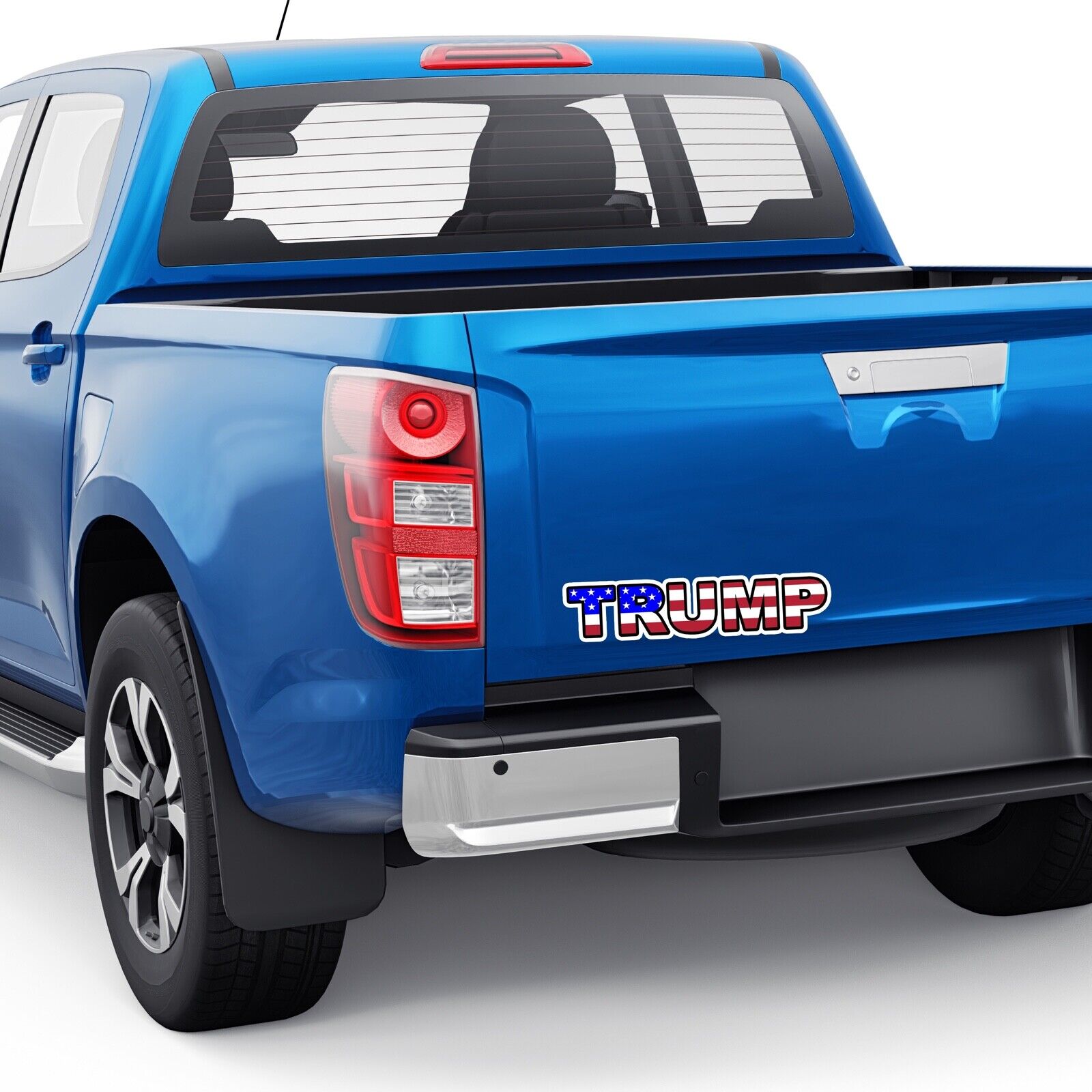 Trump 2024 MAGA Sticker: American Flag Car Decal