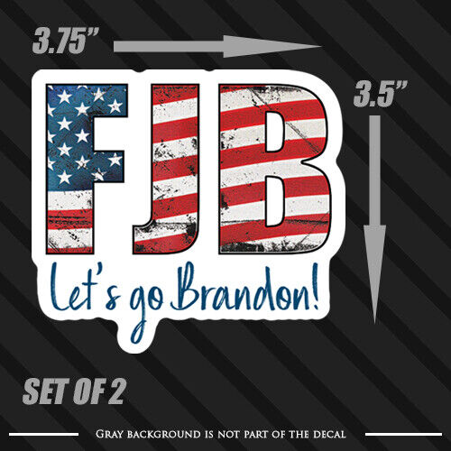Trump 2024 Sticker: FJB Let's go Brandon!
