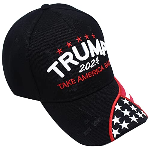 Trump 2024 Embroidered USA Baseball Cap