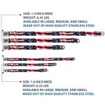 Trump 2024 American Flag Buckle Dog Collar