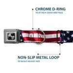 Trump 2024 American Flag Buckle Dog Collar