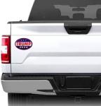 Trump 2024 Oval Magnet Sticker: Stand for America