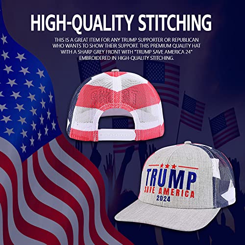 Trump 2024 Save America Flag Hat