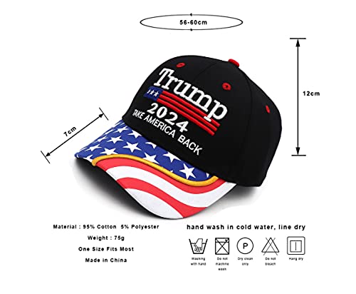 Trump 2024 MAGA Embroidered Hat