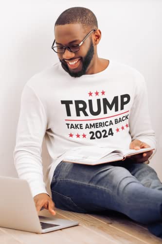 Trump 2024 Take Back America T-Shirt (Sport Grey)