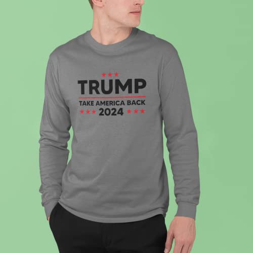 Trump 2024 Take Back America T-Shirt (Sport Grey)