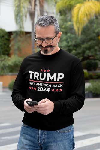 Trump 2024 Take Back America T-Shirt (Sport Grey)