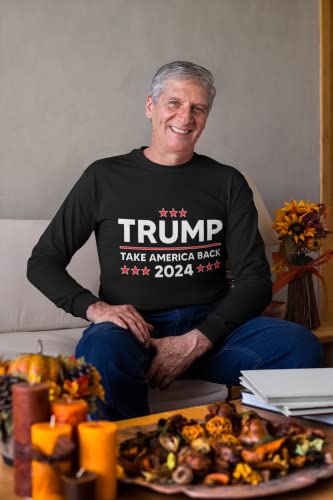 Trump 2024 Take Back America T-Shirt (Sport Grey)