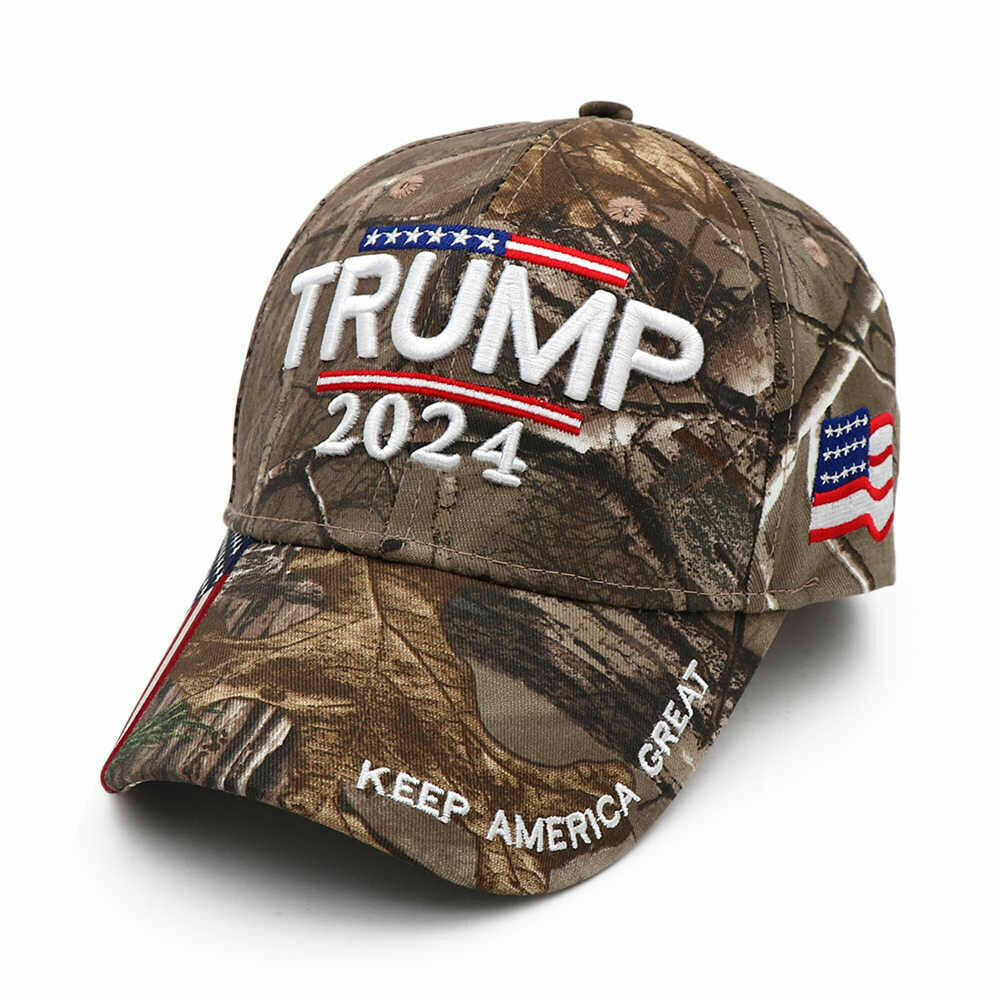 Trump 2024 Camo MAGA Hat - USA KAG