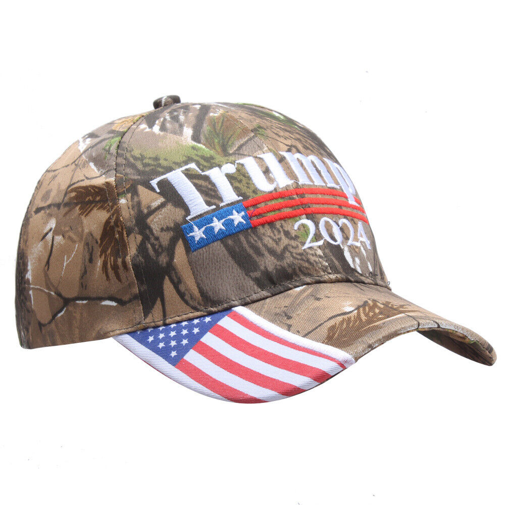 Trump 2024 Camo Cap: Save America Again, MAGA!