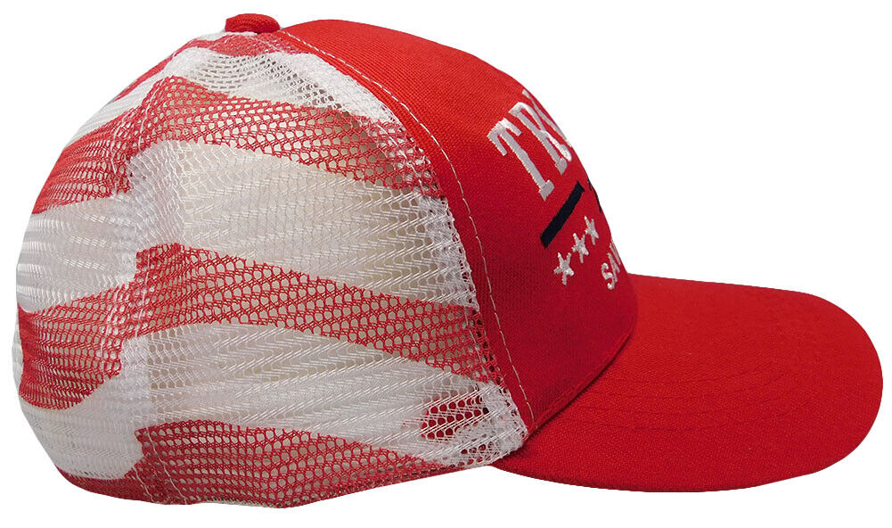 Trump 2024: Red Mesh Trucker Cap Hat