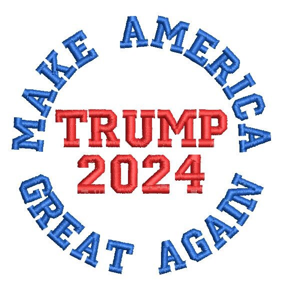 Trump 2024 MAGA Hat: Embroidered Design, Multiple Formats