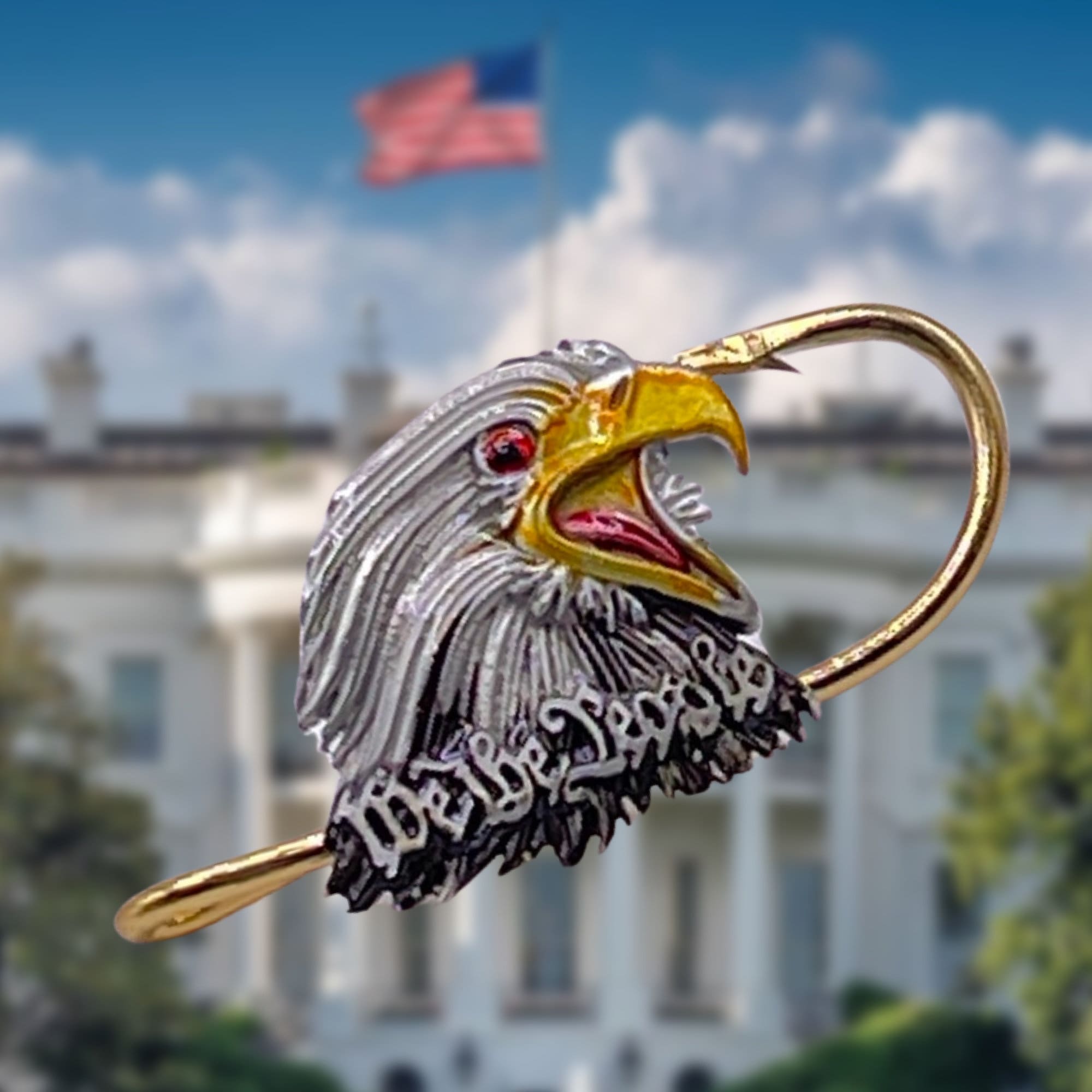 Trump 2024 Hookit - Hat Pin & Clip