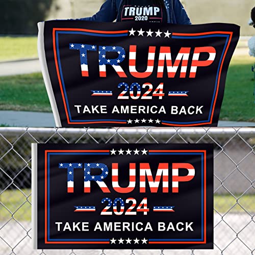 Trump 2024 Flag Kit with Stickers