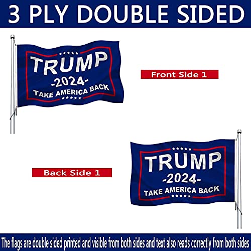 Trump 2024 Double Sided Flag - Heavy Duty