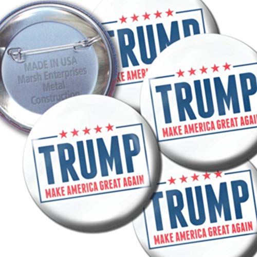 4-Pack Trump 2024 Buttons - 2.25 inch Pins - Billboard Design