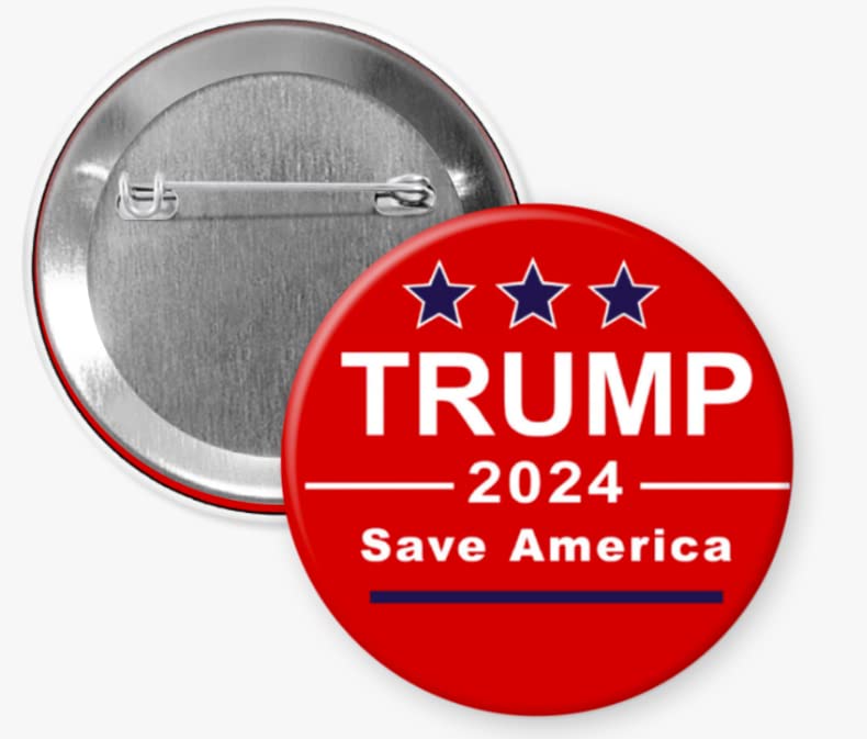 Trump 2024 3-Pack Button Set (2.25 inches)