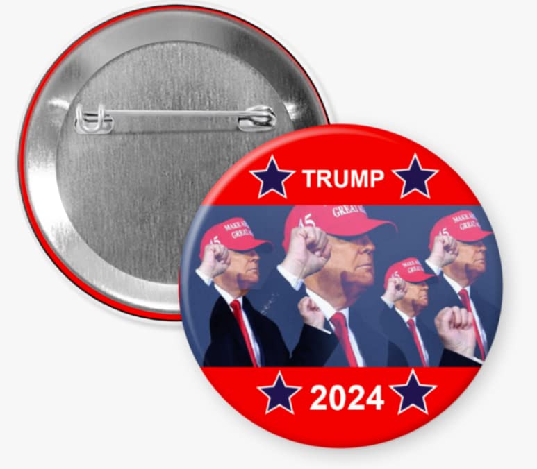 Trump 2024 3-Pack Button Set (2.25 inches)