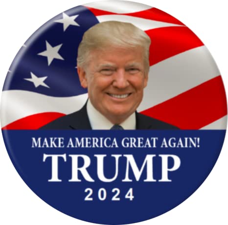 Trump 2024 3-Pack Button Set (2.25 inches)
