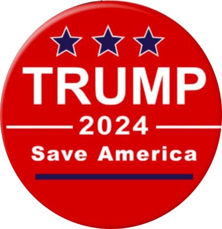 Trump 2024 3-Pack Button Set (2.25 inches)