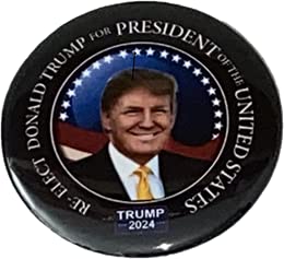 Trump 2024 Buttons - Save America Collection - Set of 8