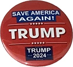 Trump 2024 Buttons - Save America Collection - Set of 8