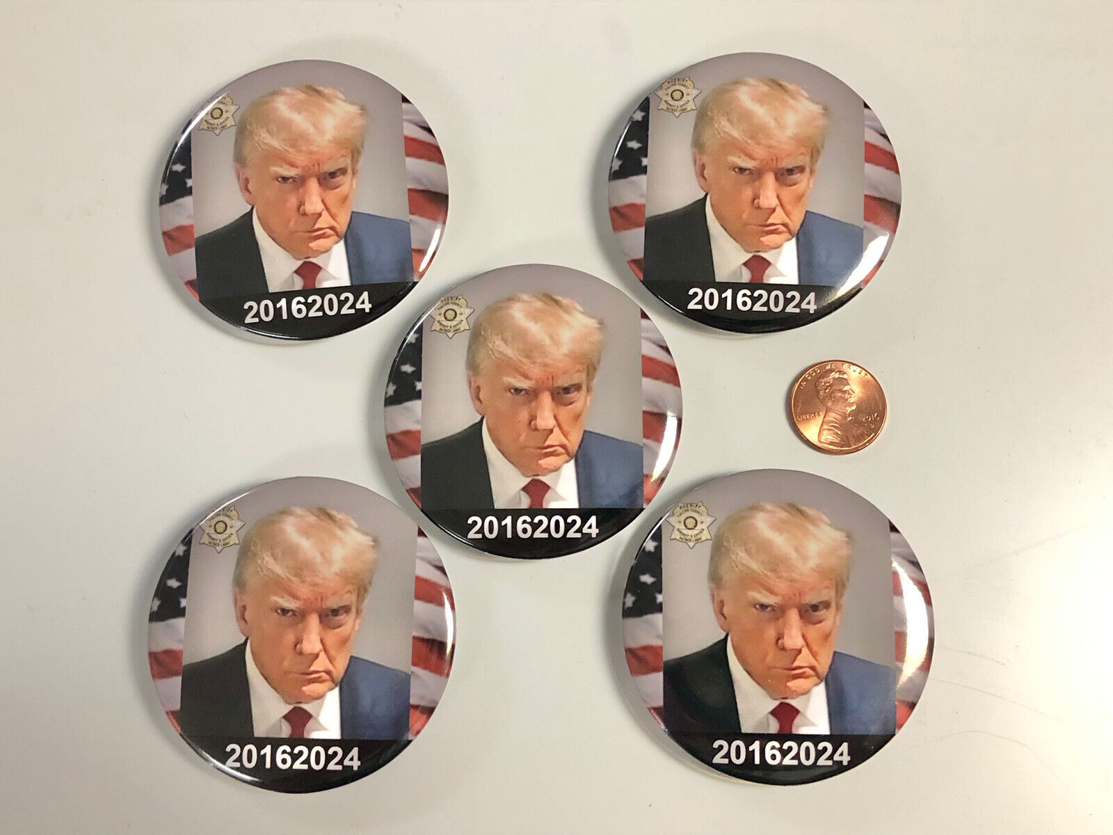 Official Trump 2024 Campaign Buttons Set - Limited Edition