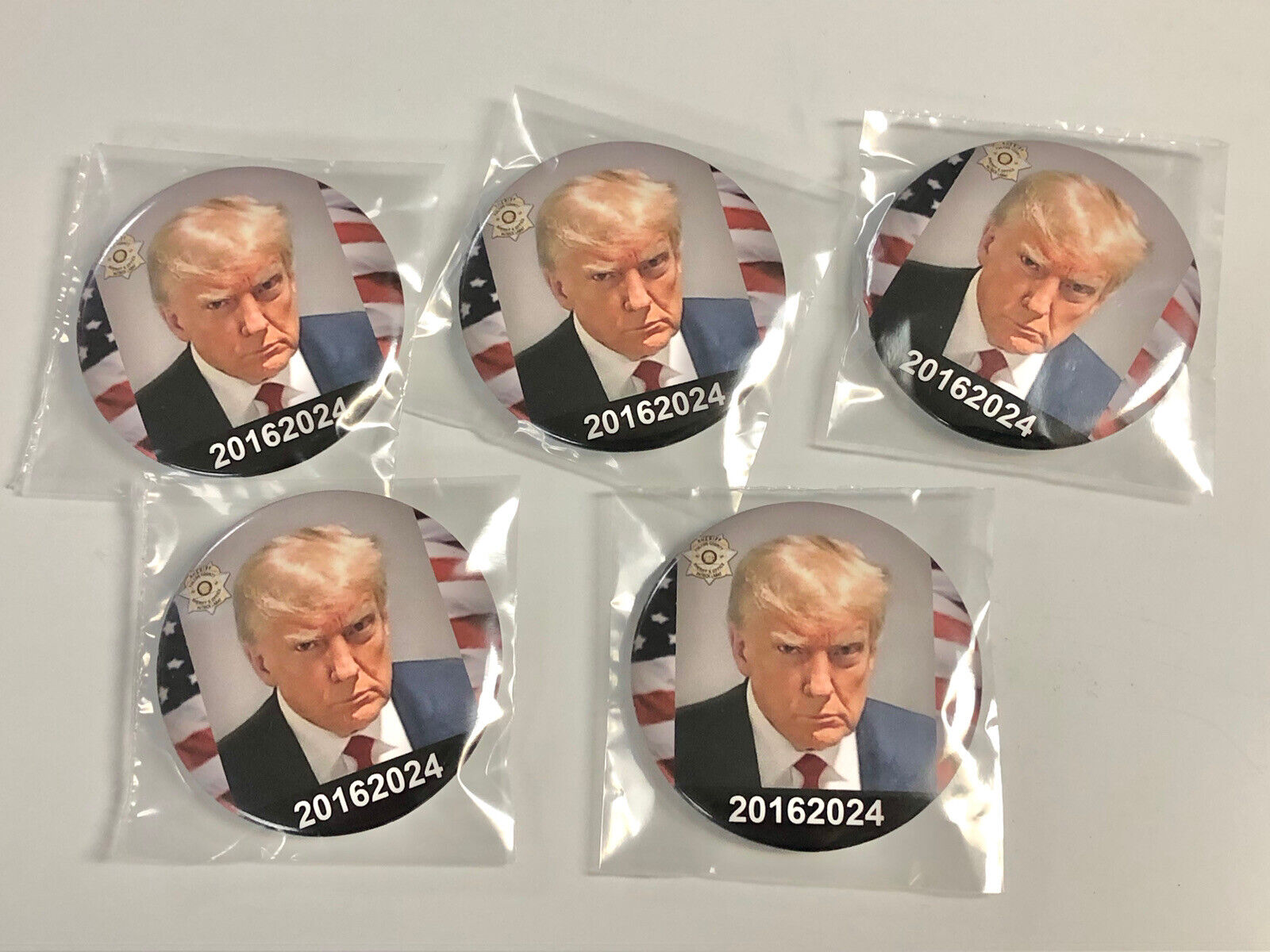 Official Trump 2024 Campaign Buttons Set - Limited Edition